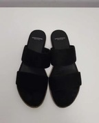 Vagabond klapki czarne zamszowe zamsz skóra naturalna skórzane 38 39