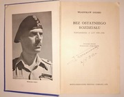 BEZ OSTATNIEGO ROZDZIAŁU Anders Londyn 1950 II wydanie Monte Cassino