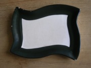 stary fantazyjny talerzyk talerz tacka krakelura PRL? pikasiak?