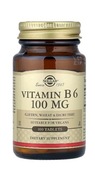 SOLGAR, Witamina B6, 100 mg, 100 kapsułek