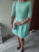 Miętowa sukienka rozm.M