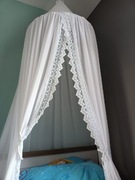 Baldachim koronkowy - bawełniany
