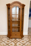 DĘBOWA przeszklona WITRYNA SERWANTKA