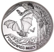 Srebrna moneta Podkowiec Mały 2010 - 0,84 oz uncji Ag 999. Czytaj opis