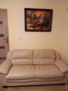 Sprzedam 2 nierozkładane  skórzane kanapy 