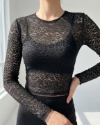 Only nowa koronkowa bluzka czarna M