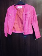 Kurtka dziecięca dziewczynka różowa rozm. 146