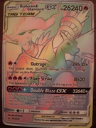 Karta Pokemon GO Reshiram&Charizard Rainbow