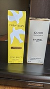 Puste flakony i opakowania po perfumach Nina Ricci Coco Chanel Mademoiselle
