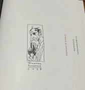 Krzesło w piekle z oryginalnym rysunkiem. Krzysztof Gawronkiewicz.