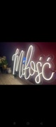 Napis led, neon na wesela