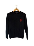Sweter US polo assn czarny z logiem l
