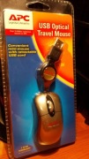 Mini Mysz optyczna APC USB Optical travel mouse