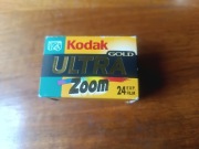 Stary film Kodak Gold extra Zoom 24 klatki + gratis pudełko metalowe Orwo