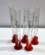 5 SZTUK Cylinder miarowy szklany 50 ml - szkło laboratoryjne