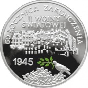 Moneta 10 zł 60. rocznica zakończenia II wojny światowej