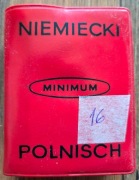Słownik Minimum Niemiecko - Polski, Polsko - Niemiecki Jóźwicki 1971r WP