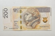 NBP 200 Zł seria AA