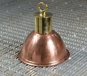 Lampa okrętowa miedziana LOFT industrialna