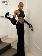 Letni damski komplet 2-częściowy halter