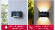 LAMPA SOLARNA ŚCIENNA LED 10 CIEPŁE ŚWIATŁO 1 SZT