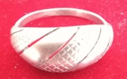 Srebrny pierścionek vintage Warmet/Orno styl, próba 3 (800), Warszawa