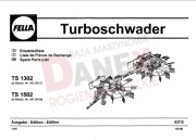 Katalog części zgrabiarka Fella TS 1302, TS 1502