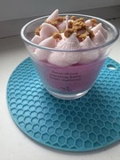 Świeca ręcznie robiona- Deser malinowy