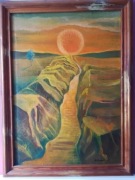 Obraz zachód słońca