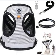 Szelki antyucieczkowe dla kotów, szelki i smycze dla kotów, obroże M