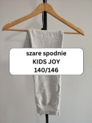 Bawełniane spodnie chłopięce Kids Joy 140/146 szare