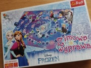 Zimowa wyprawa Anna Elsa FROZEN gra planszowa TREFL