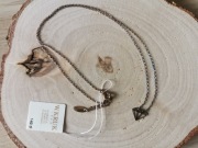 Naszyjnik pozłacany celebrytka diament W. Kruk 