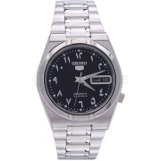 Zegarek SEIKO srebrny czarna tarcza