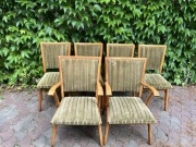 Zestaw 4 Krzeseł / 2 Foteli do Salonu Jadalni Vintage