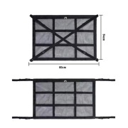 siatka bagażowa z 2 haczykami 80 x 55 cm