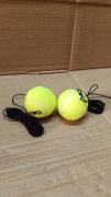 Piłki tenisowe 2szt. treningowe z rozciągliwym sznurkiem 