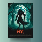 Plakat FKK Duży 70x100 cm