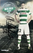 Mario Maloca Lechia Gdańsk -oryginalny autograf karta 10x15 cm