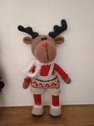 Łoś szydełkowy amigurumi 