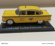 Checker. NEW YORK TAXI 1980 Ixo models 