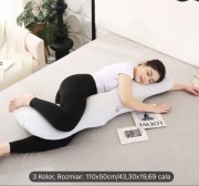 Chłodząca poduszka ciążowa L dla kobiet w ciąży lub do spania 110 cm