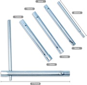 CCLIFE Zestaw kluczy 4 sztuki. Rozmiary: 8-12 mm