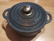 Garnek żeliwny King Hoff 4 l na gaz i indukcję do wypieku chleba