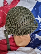 Pokrowiec siatka na hełm m1 ww2 2 wś helmet net us army usmc camo kamuflaż