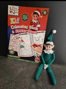 Psotny Elf on the shelf elf badly behaving chłopiec dziewczynka