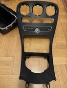 Konsola centralna czarne drewno Mercedes W205 GLC zegarek IWC Schaffhausen