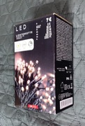 Lampki świąteczne, Łańcuch świetlny120  LED światło białe ciepłe 