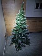 Choinka 150 cm, szron, snieg