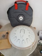 MOOZICA Bęben Językowy Handpan Tongue Drum 14" Handpan D-Moll z akcesoriami